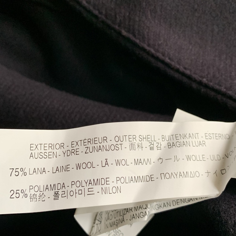 Zara double breasted Long Wool Coat - Picture 7 of 10
